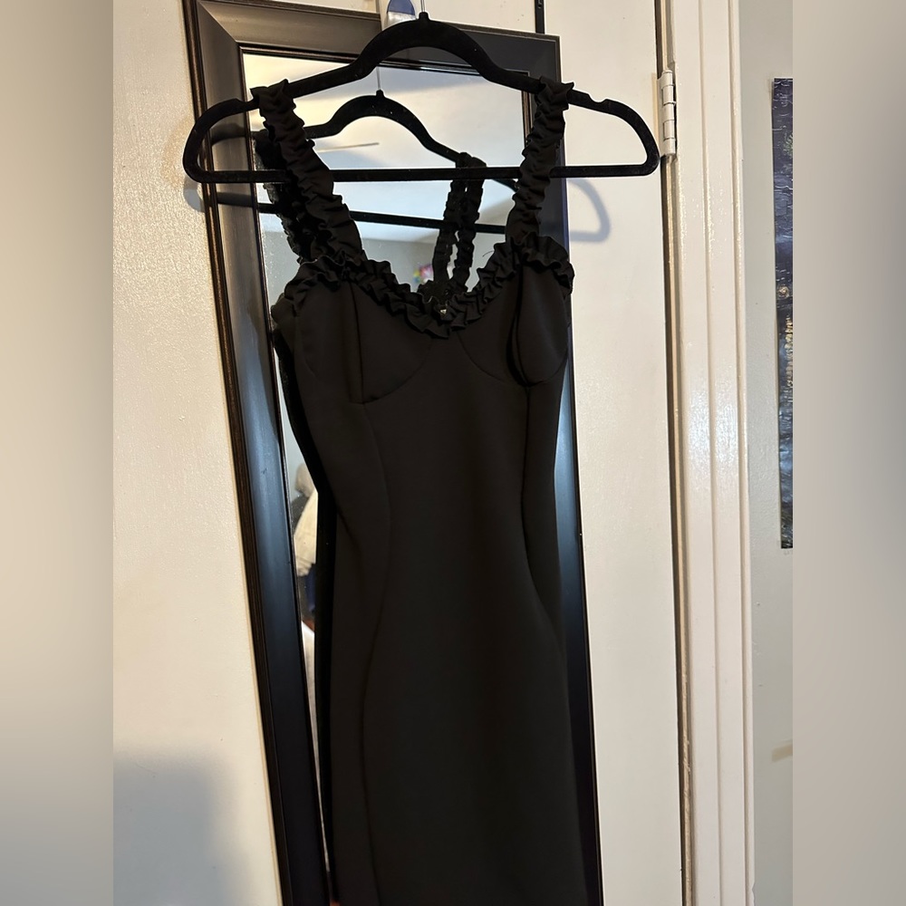BLACK MINI DRESS